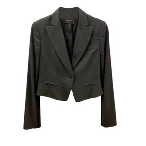BCBG structured cropped blazer size M